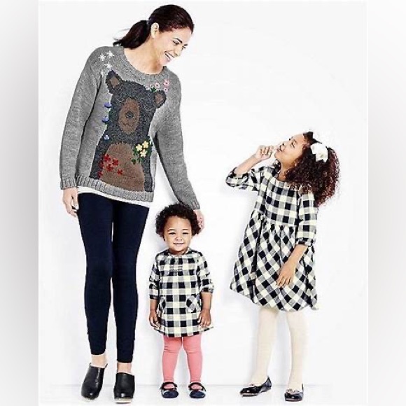 Hanna Andersson Black and White Buffalo Check Dress Size 6-7 US (120cm) - Picture 10 of 10